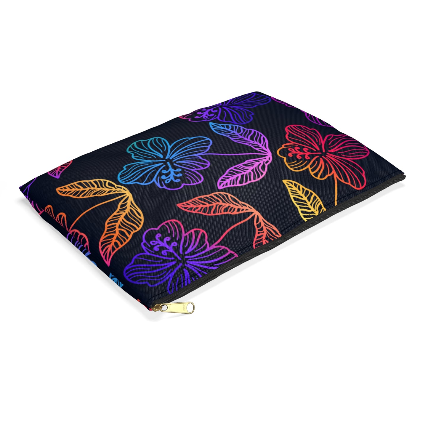 Rainbow Hibiscus Accessory Pouch