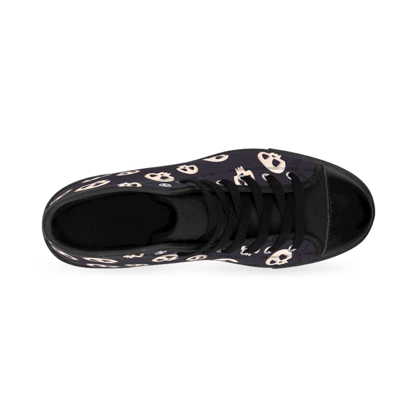 Black Skull Classic Men's Sneakers
