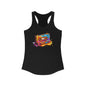 Watercolor Tape 80's, 90's, 2 Women's Ideal Racerback Tank