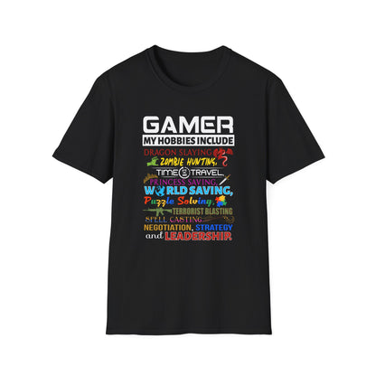 Gamer Hobbies Unisex Softstyle T-Shirt