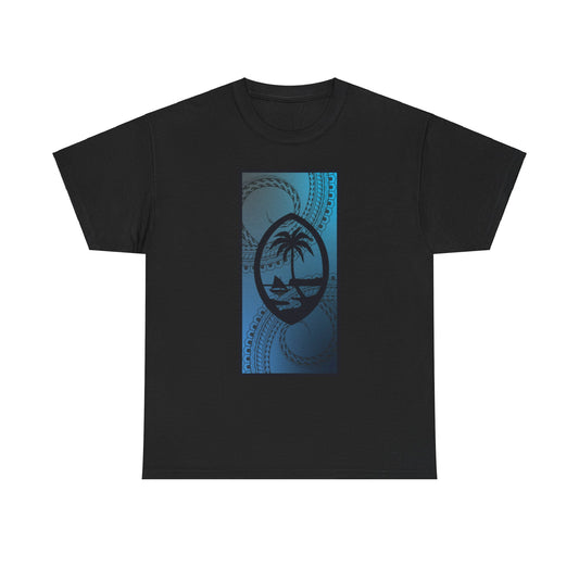 Polynesian Tribal Guam Seal Unisex Heavy Cotton Tee