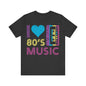 I love 80's music Unisex Jersey Short Sleeve Tee