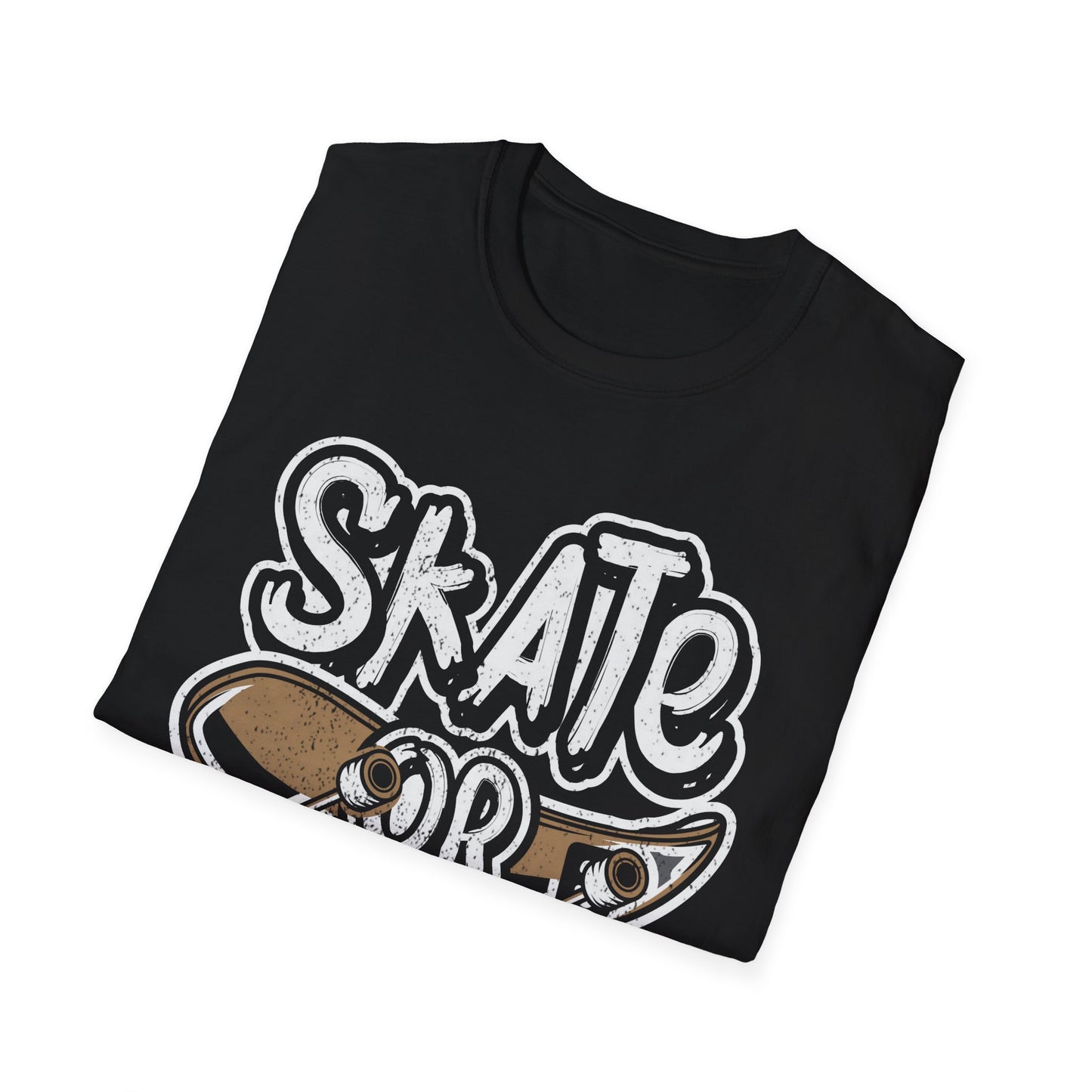 Skate Or Die Unisex Softstyle T-Shirt