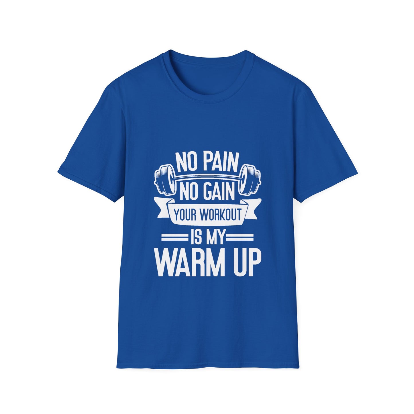 No Pian, No Gain Unisex Softstyle T-Shirt