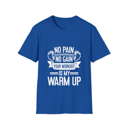 No Pian, No Gain Unisex Softstyle T-Shirt