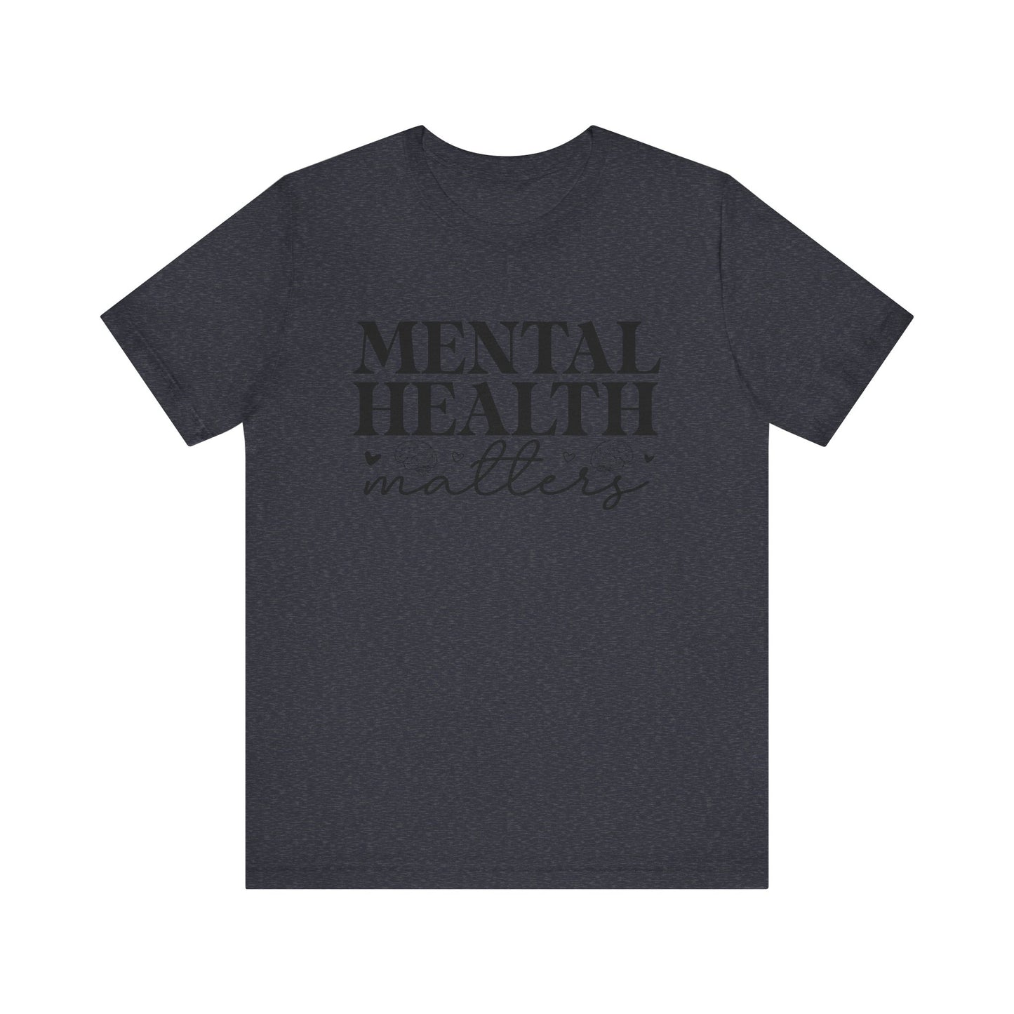 Mental health matters 2 Unisex Jersey Short Sleeve Tee