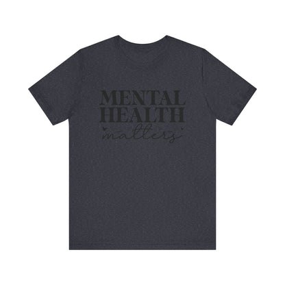 Mental health matters 2 Unisex Jersey Short Sleeve Tee