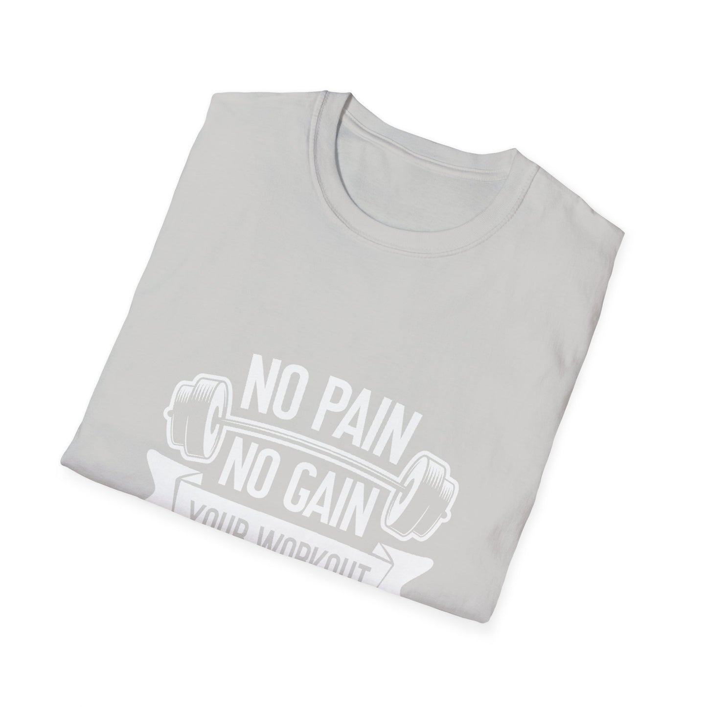 No Pian, No Gain Unisex Softstyle T-Shirt