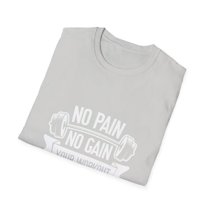 No Pian, No Gain Unisex Softstyle T-Shirt