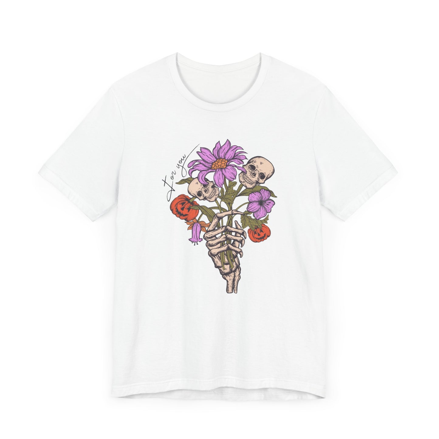 Skeleton Bouquet Unisex Jersey Short Sleeve Tee