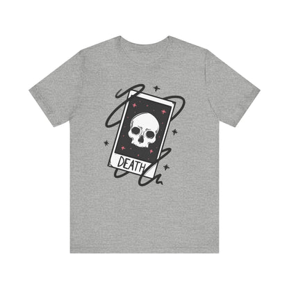 Death Tarot Card Unisex Jersey Short Sleeve Tee