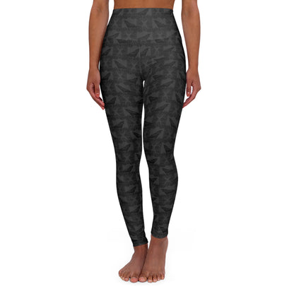 Gothic Ravens High Waisted Yoga Leggings