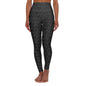 Gothic Ravens High Waisted Yoga Leggings