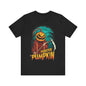 Monster Pumpkin Jersey unisex tee, Halloween Graphic Tee, Spooky Shirt, Trick or Treat Tee, Halloween Costume, Festive Gift