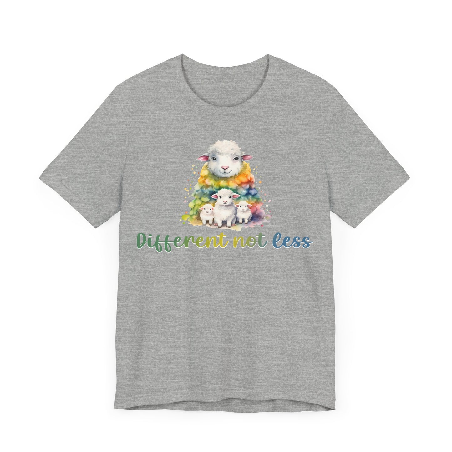 Different not less Unisex Jersey Short Sleeve Tee