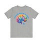 Celebrate minds of all kinds Unisex Jersey Short Sleeve Tee