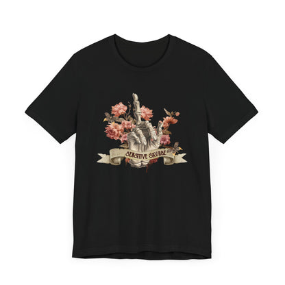 Sensitive savage skeleton Unisex Jersey Short Sleeve Tee