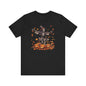 Skeleton in leaves Unisex Jersey Short Sleeve Tee