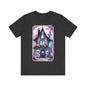 The Haunted Cottage Jersey unisex tee, Halloween Graphic Tee, Spooky Shirt, Trick or Treat Tee, Halloween Costume, Festive Gift