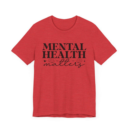 Mental health matters 2 Unisex Jersey Short Sleeve Tee