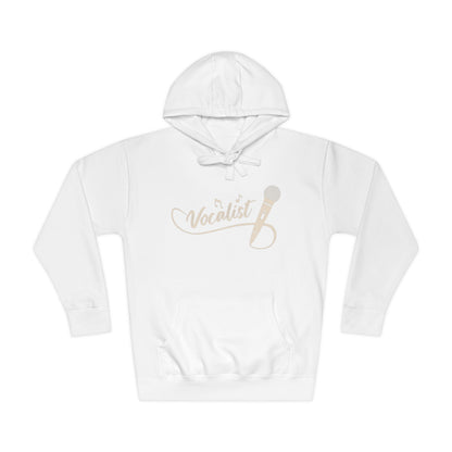 Vocalist Unisex Fleece Hoodie, Fleece Hoodie Unisex, Comfortable Hooded Sweatshirt, Cozy Winter Wear, Gender-Inclusive Outerwear
