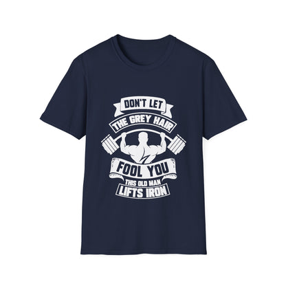 Gray Hair Gym Rat Unisex Softstyle T-Shirt