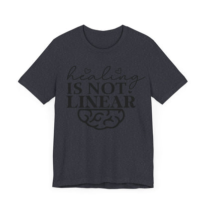 Healing is not linear Unisex Jersey Short Sleeve Tee
