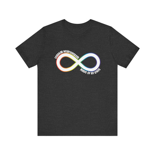 Celebrate neurodiversity 2 Unisex Jersey Short Sleeve Tee