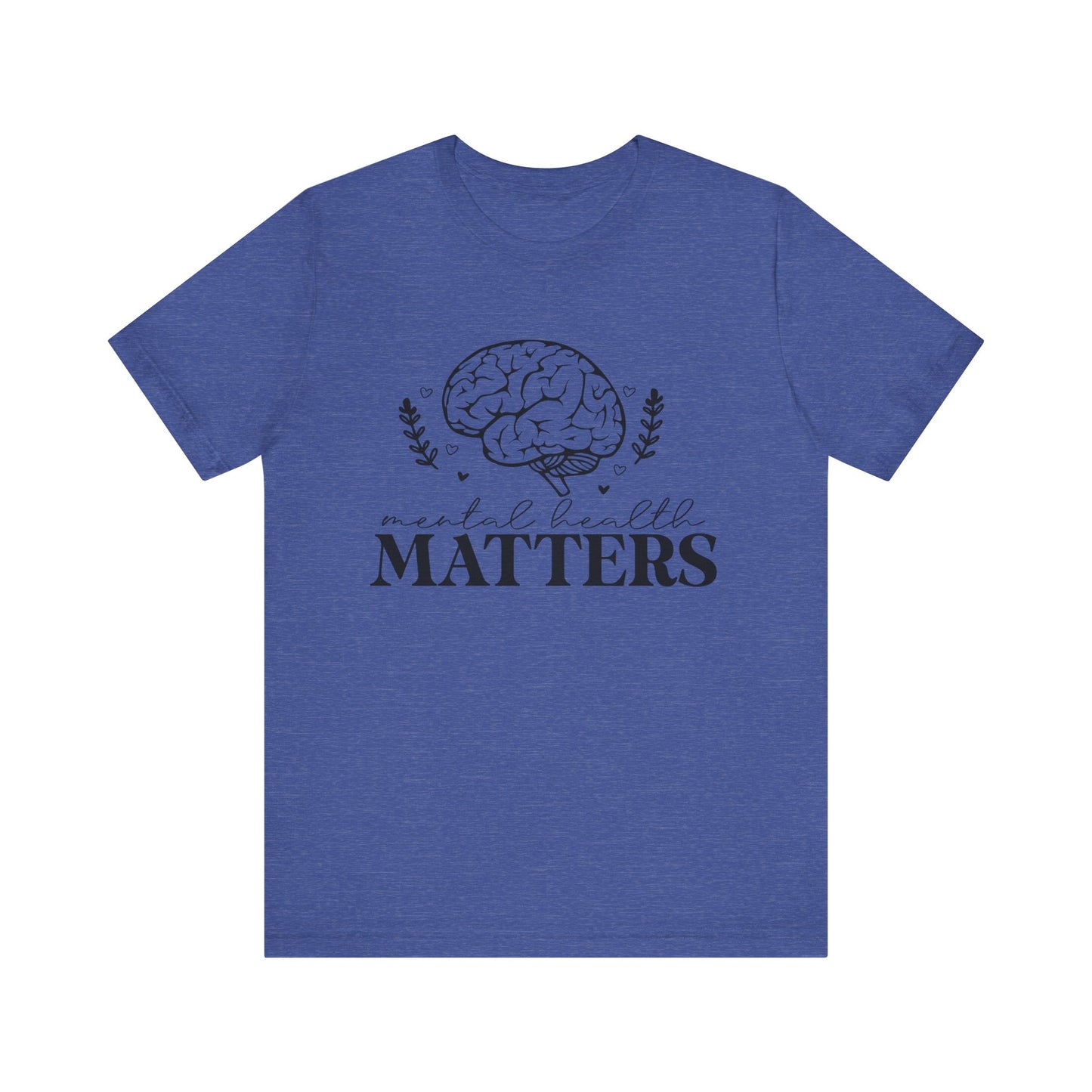 Mental health matters 3 Unisex Jersey Short Sleeve Tee