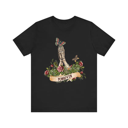 Forgiven skeleton Unisex Jersey Short Sleeve Tee