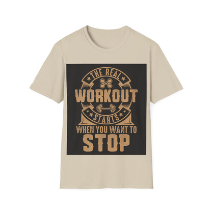 The Real Workout Unisex Softstyle T-Shirt