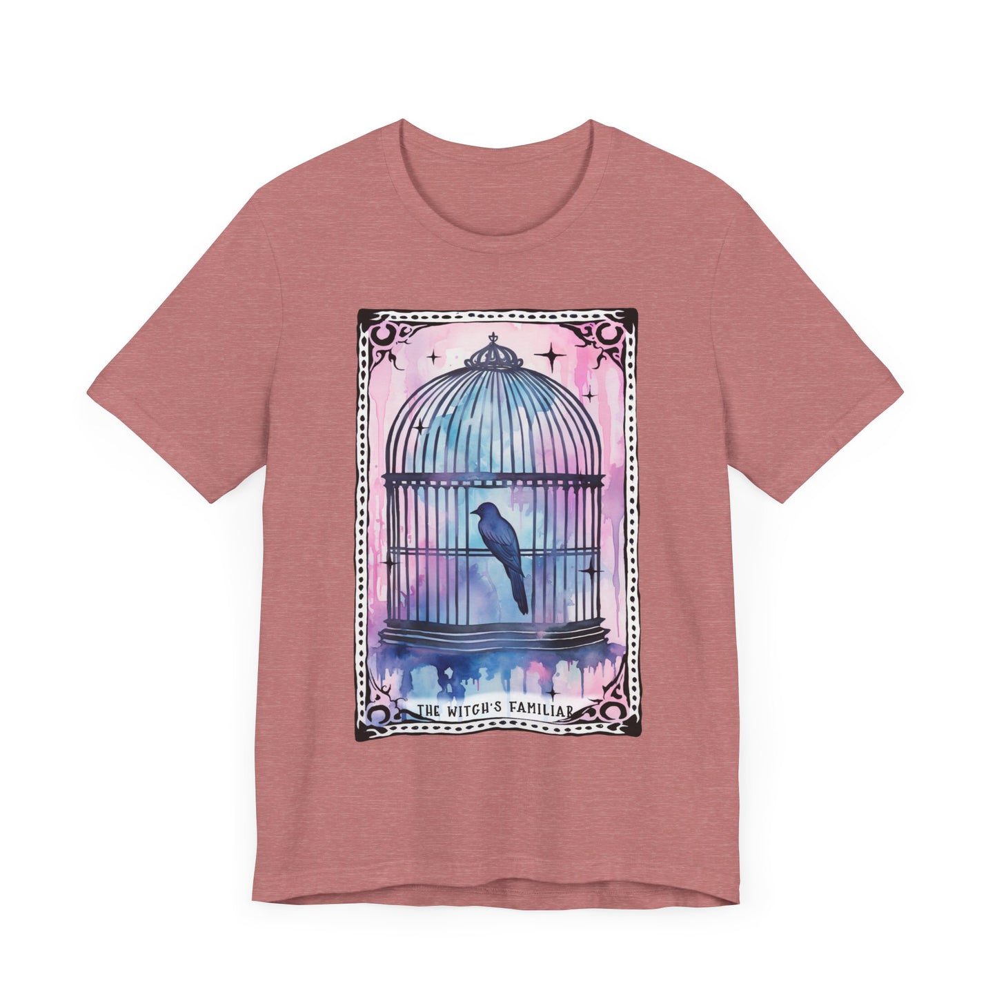 The Witch's Familiar Jersey unisex tee, Halloween Graphic Tee, Spooky Shirt, Trick or Treat Tee, Halloween Costume, Festive Gift