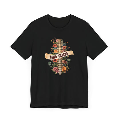 Dead inside skeleton Unisex Jersey Short Sleeve Tee