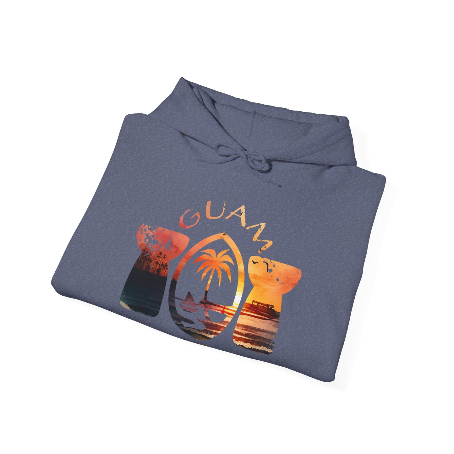 Guam 671 Unisex Heavy Blend™ Hooded Sweatshirt