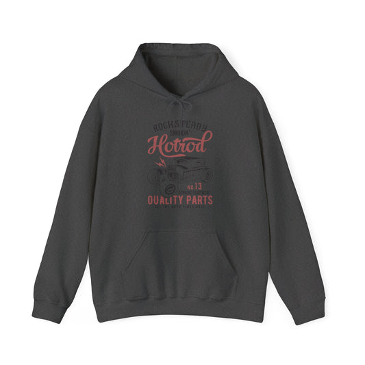 Rocksteady Hotrod in black Unisex Heavy Blend™ Hooded Sweatshirt