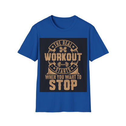 The Real Workout Unisex Softstyle T-Shirt