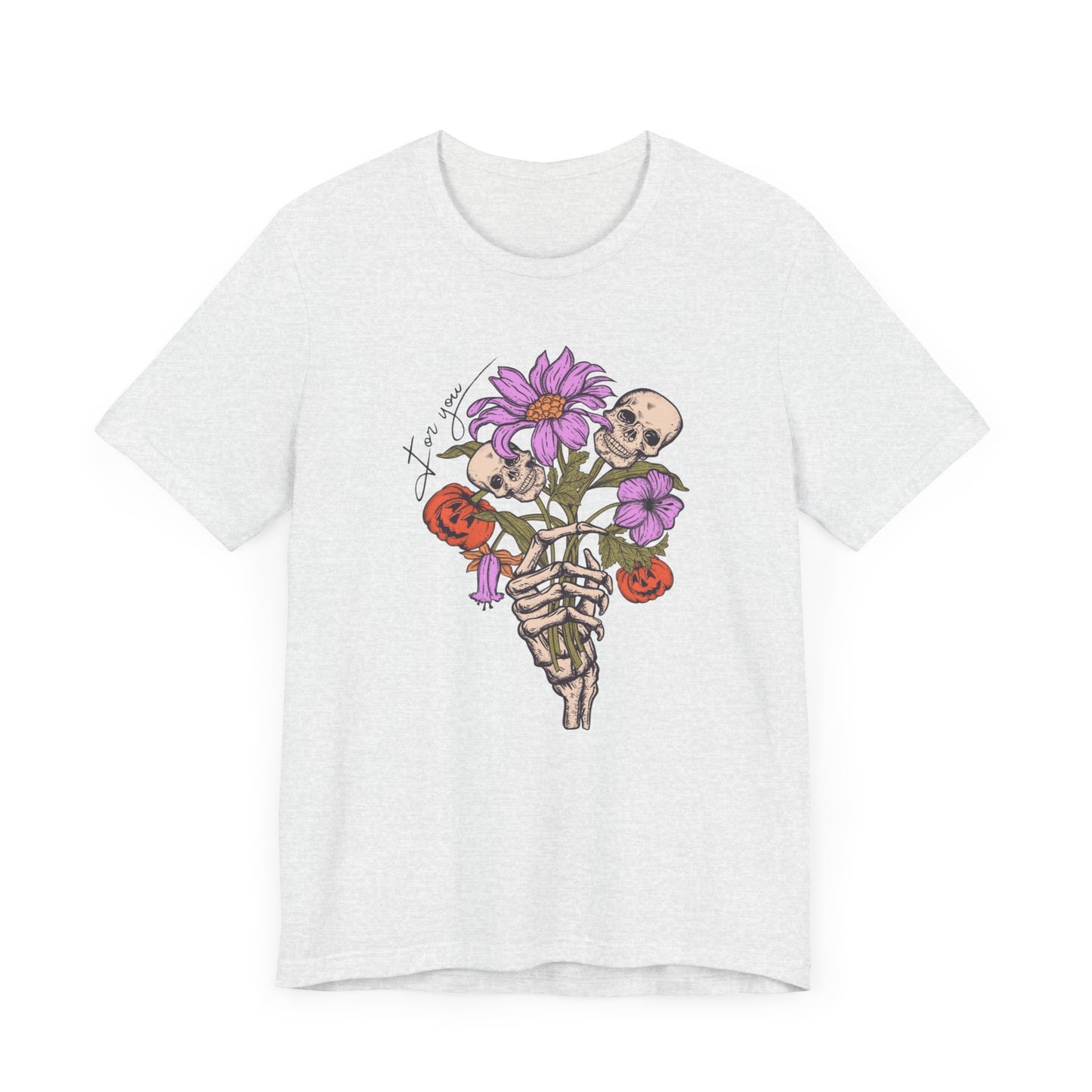 Skeleton Bouquet Unisex Jersey Short Sleeve Tee
