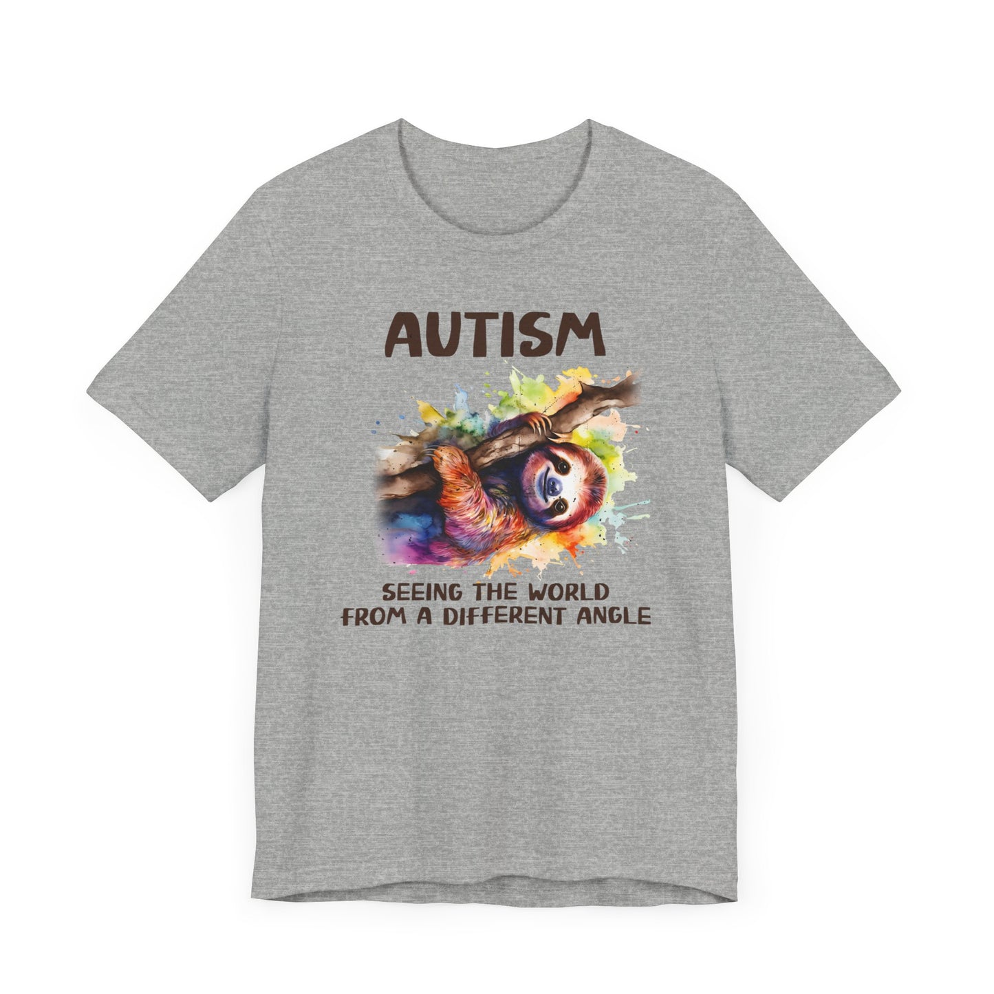 Autism, seeing the world from a different angle Unisex Jersey Short Sleeve Tee