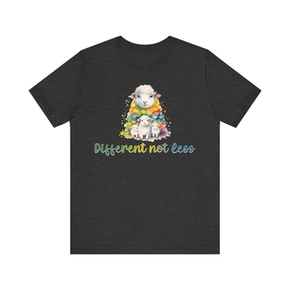Different not less Unisex Jersey Short Sleeve Tee