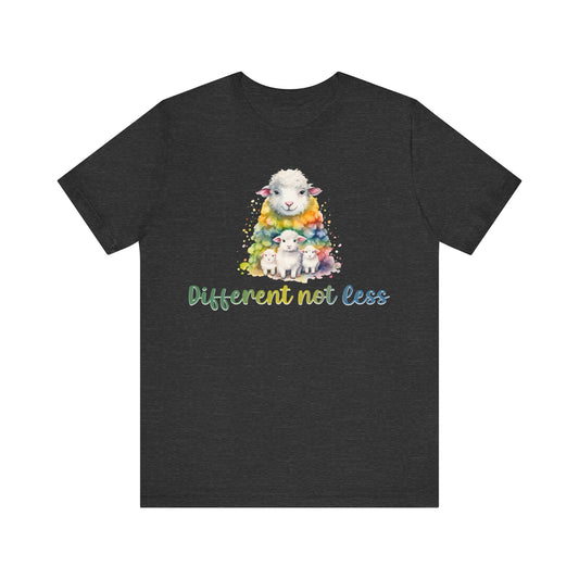 Different not less Unisex Jersey Short Sleeve Tee