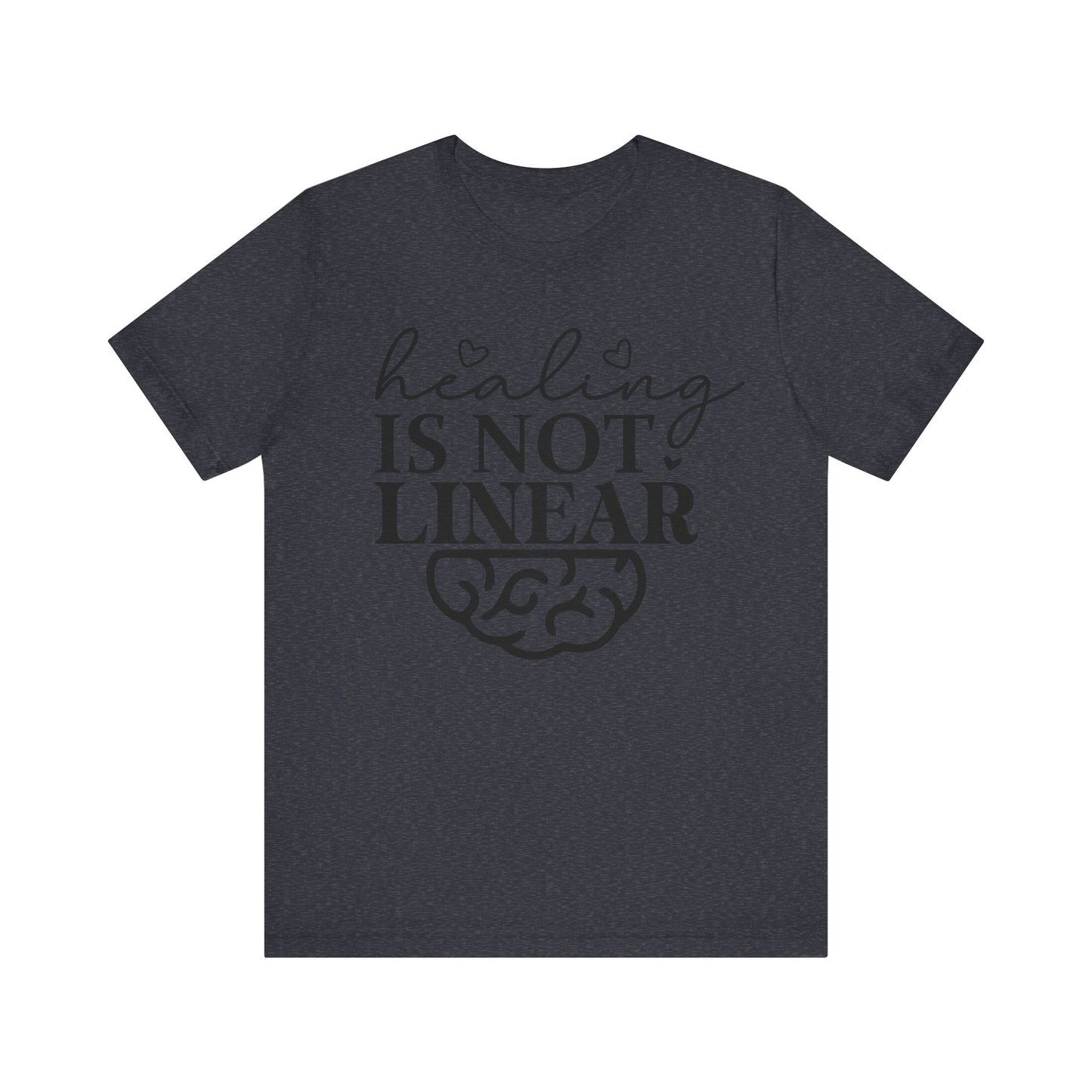 Healing is not linear Unisex Jersey Short Sleeve Tee