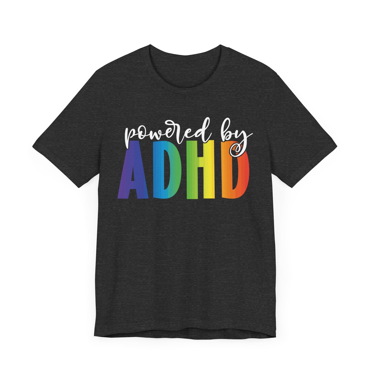 Powered by ADHD Unisex Jersey Short Sleeve Tee