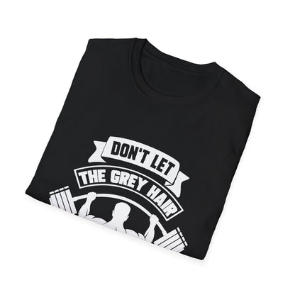 Gray Hair Gym Rat Unisex Softstyle T-Shirt
