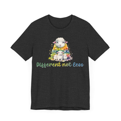 Different not less Unisex Jersey Short Sleeve Tee