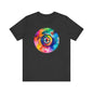 Colorful Record 80's, 90's, Unisex Jersey Short Sleeve Tee