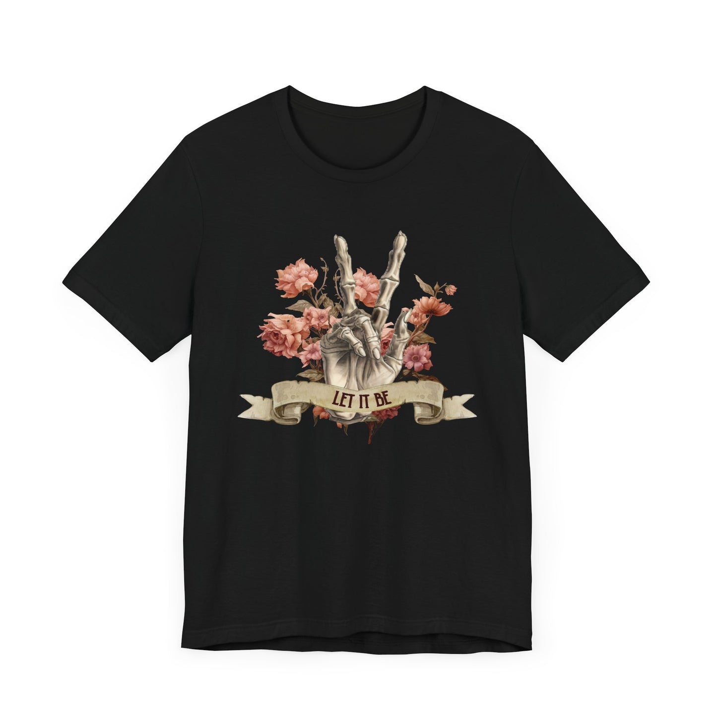 Let it be skeleton Unisex Jersey Short Sleeve Tee