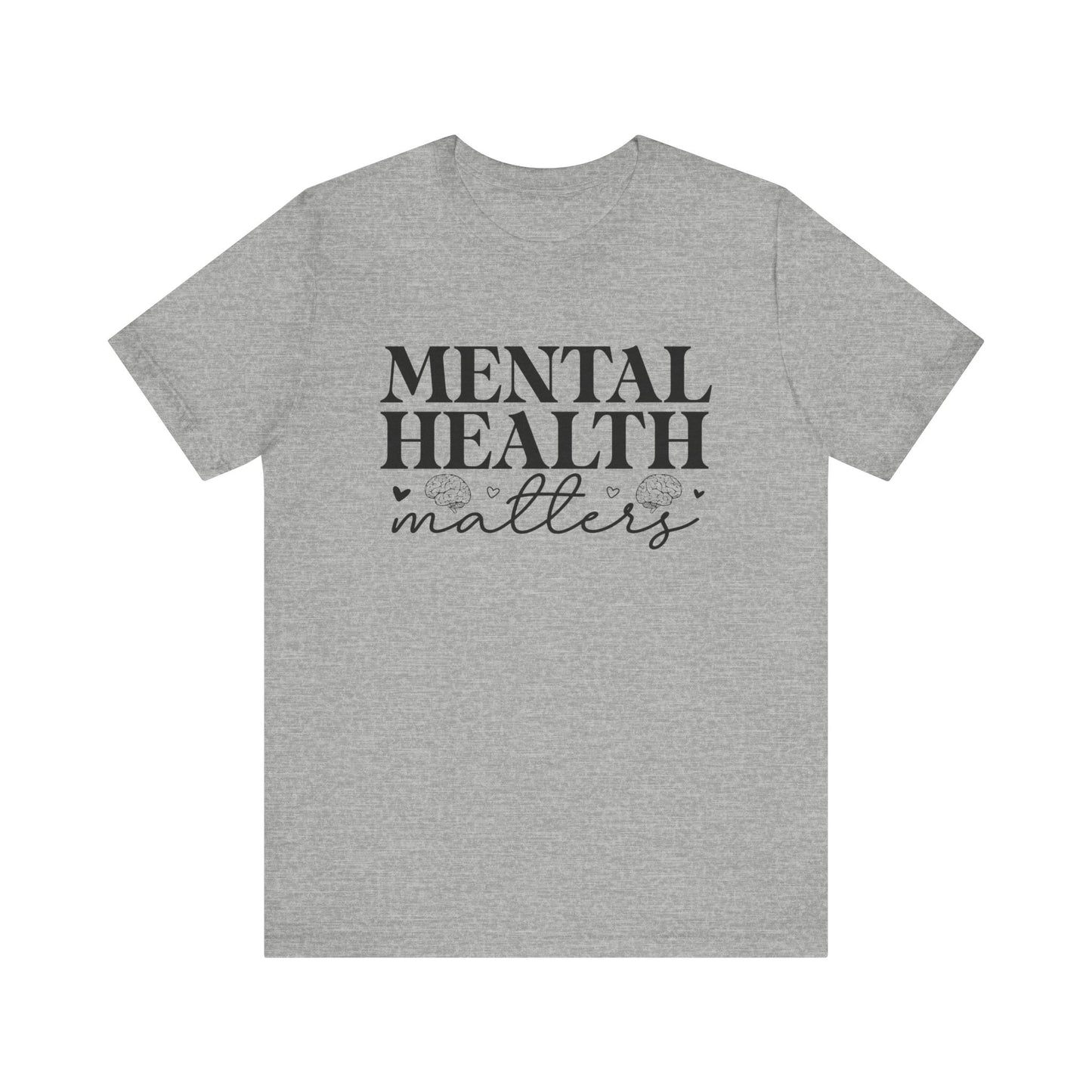 Mental health matters 2 Unisex Jersey Short Sleeve Tee