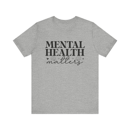 Mental health matters 2 Unisex Jersey Short Sleeve Tee