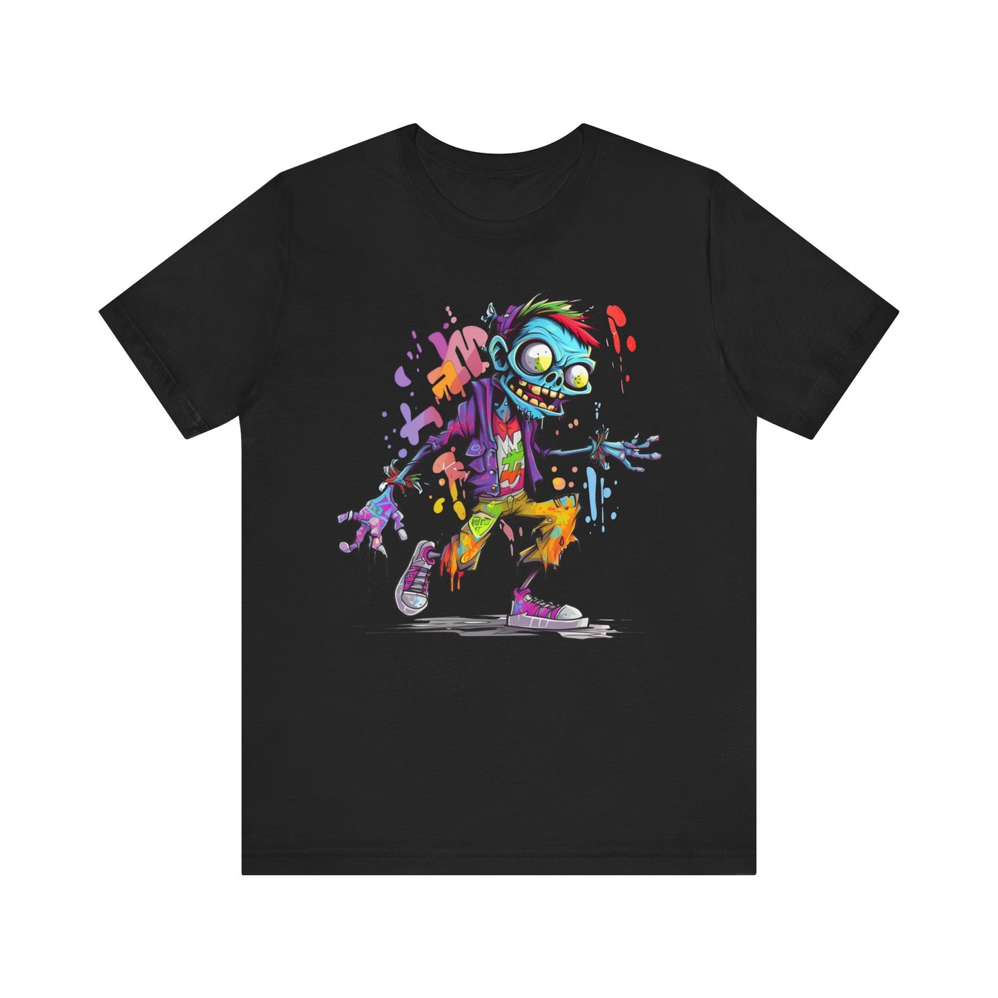 Graffiti Zombie 4 Unisex Jersey Short Sleeve Tee
