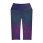 Sailor Jerry in Jewel Tones Yoga Capri Leggings